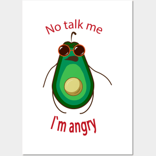 No talk me im angry Posters and Art